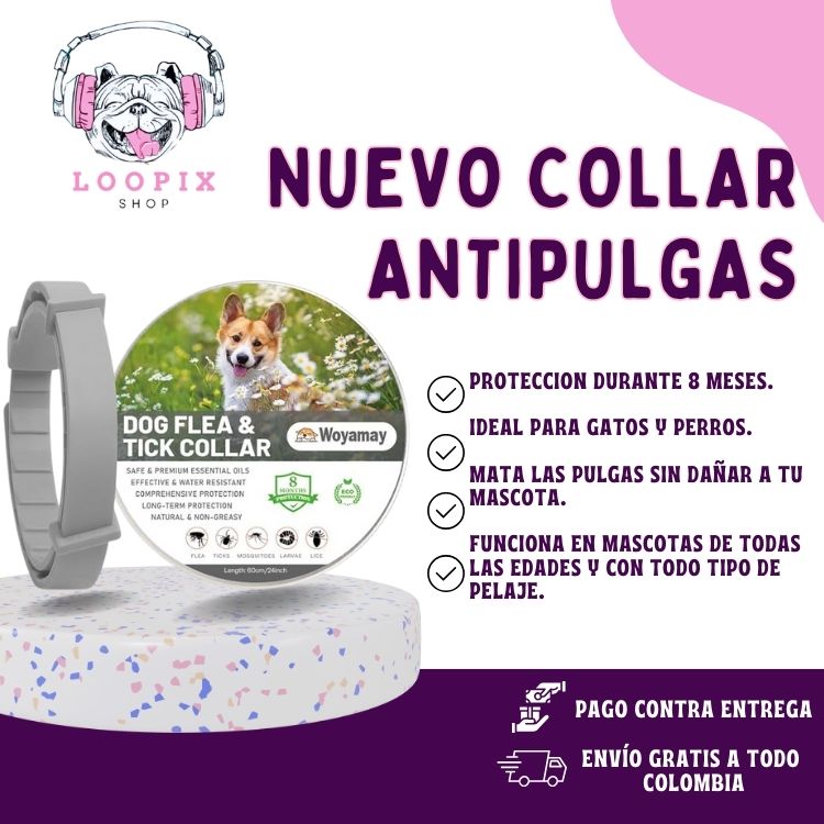 Collar anti pulgas