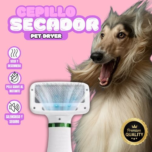 Cepillo Secador para mascotas